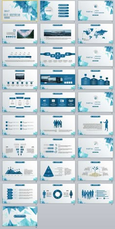 the blue and white powerpoint presentation is displayed in this graphic style, with an image of