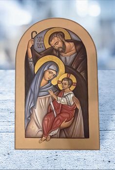 Holy family, sacra familia Spiritual Drawings, Christian Illustration, Catholic Art, Holy Family, I Icon