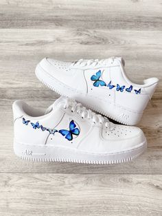 Custom Converse High Tops Butterfly, Women Air Force 1