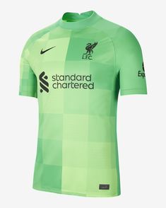 Liverpool Fc Stadium, Liverpool Goalkeeper, Camisa Liverpool, Goalkeeper Jersey, Jersey Template, Nike Collection, Liverpool Home, Custom Basketball Jersey