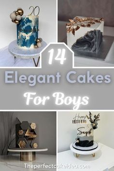 Birthday Cake Ideas For Men, Elegant Birthday Cake, Cake Ideas For Men, 21st Birthday Boy, Boy 16th Birthday, 15th Birthday Cakes, Cake Fails, Cake Lettering