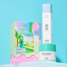 Dive Right In™ | Drunk Elephant Mini Drunk Elephant Set, Drink Elephant Skincare, Drunk Elephant Products, Drunk Elephant Gold Drops, Drunk Elephant Baby Facial, Drunk Elaphant, Polypeptide Cream, Holiday Skincare, Brain Parts