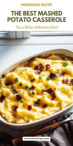 the best mashed potato casserole for a better halloween party