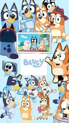 Heyyy Bluey Wallpaper