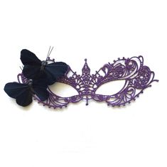 purple lace mask l Masquerade Mask women lace mask l purple butterfly Mask l Rhinestones l purple Wedding Mask l New Year party mask Please confirm below as a check out note when placing your order! 1-Double check your mailing address at check out. 2-When do you need it by ? 3-Leave your contact # for quick communication. 4-Custom Color Mask: If you selected custom option pls clarify what mask color. Thank you for supporting small businesses and hope our products bring you and loved ones some jo Purple Masquerade Mask, Purple Masquerade, Masquerade Mask Women, Elegant Face Mask, Victorian Purple, Wedding Mask, Color Mask, Butterfly Mask, Metal Mask