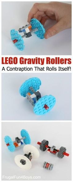 the lego gravity rollers are made out of lego parts