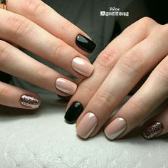 Dark Manicure, Heart French Tip, French Tip Short, Short Squoval, Perfect Manicure, Short Nails Art, Best Dress, Elle Decoration