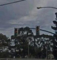 the traffic lights are clearly visible for us to see