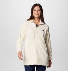 Cuddle up in this plush and velvety quarter-zip Sherpa fleece pullover with hand pockets and extended zipper pull for easy adjusting. Laidback Style, Laid Back Style, Getting Cozy, Columbia Sportswear, Sherpa Fleece, Winter Sale, 1/4 Zip, Versatile Style, Jacket Tops