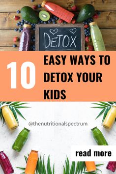 Sugar Detox For Kids, Metal Detox Kids, Heavy Metal Detox For Kids, Detox For Kids, Healthy Substitutes, Diet For Children, Healthy Parenting, Summer Detox, Detox Meal Plan