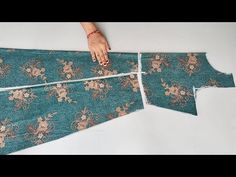 Long And Flared Kurti Cutting and Stitching in 2.5 mtr Fabric | Aline Kurti cutting and stitching - YouTube Aline Kurti Design Pattern, Aliya Cut Kurti Designs Latest, Nayara Cut Kurti, Aline Kurti Design, Flared Kurti, Dress Sewing Tutorials, Cotton Kurti Designs, Aline Dress, Straight Dress