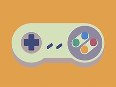 an illustration of a video game controller with buttons on each side and a plus sign in the middle