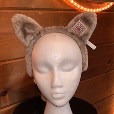 Super Cute Headband Soft & Comfy Wolf Headband, Wolf Lodge, Wolf Ears, Wolf Stuff, Great Wolf Lodge, Cute Headbands, Ears Headband, Ear Headbands, Gray White