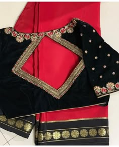 Black Blouse Work Designs, Mysore Silk Saree Blouse Designs, Mysore Silk Saree, Mysore Silk