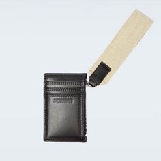 Brand New Beautiful Jacquemus Is Made In Spain From Calfskin Leather And Hangs From A Webbed Wristlet For Easy Carry. Key Card Holder, Black Cream, Card Holder Leather, Black Color, Carry On, Calf Skin, Card Holder, Women Accessories, Brand New