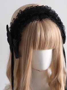 The hairband comes in 5 colors. The fabric is lace with ruffles and fluffy wings are the main features of this hairband.     This price is for a hairband. Lace Hairband, Male Steampunk, Steampunk Fashion Female, Demon Wings, Steampunk Fashion Male, Gothic Skirts, Black Layers, Steampunk Accessories, Reasons To Smile