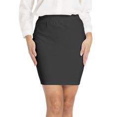 95% Polyester and 5% Spandex Chiffon, Fabric has slight stretch Elastic waist, Tapered, Pencil skirt, Mini skirt This pencil skirt is suitable for many occasions like Spring, Summer and Fall Daily Wear, School, Home, Office, Casual, Date and so on Model is 5'9.3"/176cm(B:34.65"/88cm, W:24.41"/62cm, H:36.61"/93cm) and wearing a size Medium; Designed to have a regular fit Machine Washable; Do Not Bleach Pencil Skirt Mini, Mini Rock, Bodycon Skirt, Casual Date, Skirt Mini, Office Casual, Body Con Skirt, Chiffon Fabric, Daily Wear