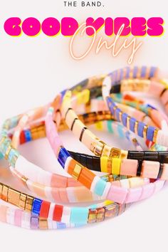 Color your life happy with our vibrant, beaded bracelets. Create your stack today! Create Your