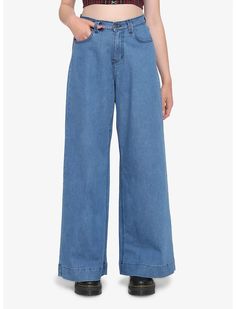 Aphrodite Denim Wide-Leg Skater Girls Jeans Skater Look, Skater Jeans, Skater Girls, Swaggy Outfits, Kawaii Clothes, Bring Back, Wide Leg Denim, Aphrodite, Girls Jeans