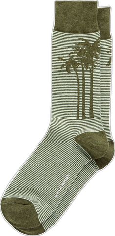 Soft Sock, Striped Socks, Stretch Cotton, Palm Trees, Sale Items, Rib Knit, Banana Republic, Comfort Fit, Cotton Blend