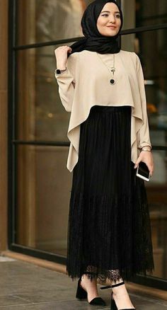 Fesyen Islam, Islamic Fashion Dresses, Hijabista Fashion, Stile Hijab, Elegante Y Chic, Modern Hijab Fashion, Hijab Fashionista, Modest Fashion Hijab