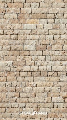 an image of a brick wall that looks like it is made out of stone bricks