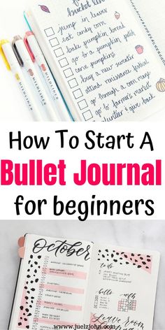 How To Start A Bujo, Journal Props, Bullet Journal Guide, Kdp Journals, Diy Bullet Journal, Journal For Beginners, Journal Guide, How To Bullet Journal, Bullet Journal For Beginners