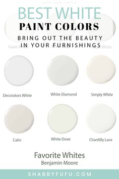 the best white paint colors for your home