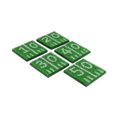 PRICES MAY VARY. LEAVE IT ALL ON THE FIELD - Make game nights more fun with this grassy Astroturf coaster set. Made to look like your favorite field, it has a no scratch velvet backing that can be placed on any surface without damaging it. SET OF 5 COASTERS FOR SPORTS FANS - Whether you’re hosting a tailgate, watching the superbowl, or having an Olympics viewing party, these sporty coasters are sure to be a major score with your guests. Perfect for sports fans! GREAT GIFT FOR ATHLETES, FOOTBALL Football Accessories, Astro Turf, Beer Coasters, Surface Cleaner, Outdoor Lounge Furniture, Unisex Baby Clothes, Outdoor Bar, Mens Gift Sets, Football Fans