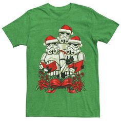 He'll love the look and feel of this Men's Star Wars Storm Troopers Christmas Carolers Graphic Tee. He'll love the look and feel of this Men's Star Wars Storm Troopers Christmas Carolers Graphic Tee. FEATURES Crewneck Short SleevesFABRIC & CARE Cotton/Polyester Machine wash Imported Size: XS. Color: Med Green. Gender: male. Age Group: adult. Material: Cotton Blend. Christmas Carolers, Storm Troopers, Star Wars Tshirt, Christmas Carol, Ash Grey, Classic White, Men Short Sleeve, Wardrobe Essentials, Wardrobe Staples