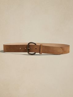 Luna Suede Belt | Banana Republic Women's Belts, Rounded Square, Suede Belt, Chestnut Brown, Nubuck Leather, Curator Style, Belts For Women, Chestnut, Fall Fashion