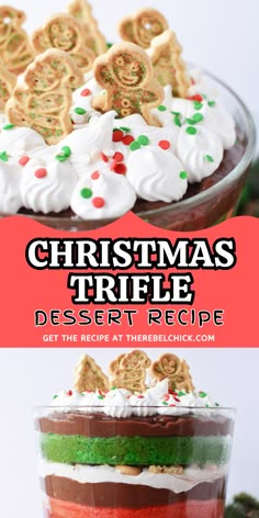 Christmas Trifle Easy Christmas Trifle Desserts, Christmas Baking With Friends, Trifle Desserts Christmas, Mini Trifle Desserts, Homemade Christmas Desserts, Baking With Friends, Christmas Trifle Recipes