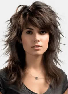 Hair Cuts 2023 Trends Medium With Bangs, Medium Shaggy Hairstyles, Rocker Hair, Long Shag Haircut, Grey Hair Transformation, Haircuts For Medium Length Hair, Shaggy Long Hair, Shaggy Short Hair, Layered Haircuts For Medium Hair