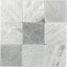 white and grey marble tiles with different colors