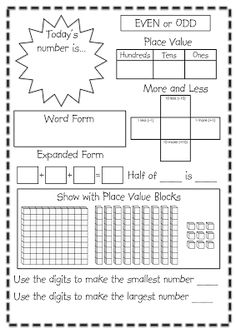 printable worksheet for rounding to the nearest place value