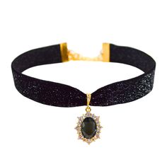 PRICES MAY VARY. ♥【14K Gold-plated, Durable, Good quality】MOMOCAT black crystal choker necklaces is made of 14K gold-plated chain and black velvet, which is beautiful and comfortable to wear. Black Gemstone Pendant, noble and retro, 14K gold-plated chain has high production cost, more durable, not easy to break, not easy to fade, and low allergy ♥【Plus size choker, 18.9 Inches Adjustable,Comfortable】This black chokers is 11.8 inches (30 cm), 7.1 inches, with extension chain (18cm), and 0.59 inch Gothic Choker Necklace, Vampire Necklace, Victorian Accessories, Velvet Choker Necklaces, Vintage Pendant Necklace, Gothic Chokers, Black Velvet Choker, Princess Necklace, Jennifer's Body