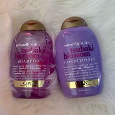 Ogx Tsubaki Blossom Nwt Shampoo & Conditioner 13 Oz Bundle Discontinued Scent New Never Used Price Is For A New Bottle Of Conditioner & Shampoo Discontinued Scent When These Were Shipped To Me They Were Shipped With The Caps Taped Closed. There May Be Peeling If The Lettering On The Bottles Or A Little Tape Residue Shampoo That Smells Good, Moisturizing Shampoo And Conditioner, Best Smelling Shampoo And Conditioner, Aesthetic Shampoo, Shampoo And Conditioner Aesthetic, Ogx Shampoo And Conditioner, Ogx Hair Shampoo And Conditioner, Ogx Purple Shampoo, Native Shampoo And Conditioner