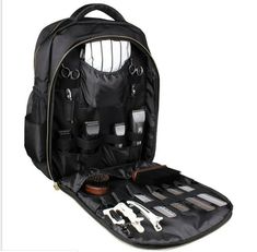 Specification: Condition: 100% Brand New Item Type: Hairdressing Tool Storage Bag Material: Oxford Fabric Color: Black Size: Approx. 47 x 37.5 x 8cm / 18.5 x 14.8 x 3.1in Package List: 1 x Hairdressing Tool Storage Bag Note: not include any tool,just a bag Hairstylist Tools, Barber Clippers, Barber Supplies, Barber Tools, Makeup Train Case, Hair Scissors, Tool Bag, Hair Trimmer, Hair Clippers