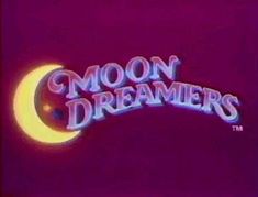 the title for'moondreamers'is shown in an old television screen