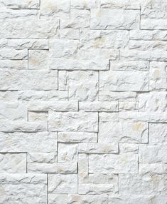 a white brick wall with no mortars on it