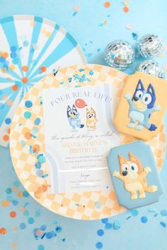 The Best 'Bluey' Birthday Party Ideas: Check Out This 'Bluey' Bash Bluey Invitations, Default Parent, Bluey Cartoon, Bluey Party, Peppa Pig Birthday