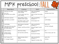 a fall lesson for students to practice their writing skills