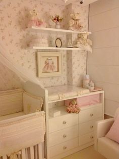 Pink Nursery Aesthetic, Rooms Decoration, Baby Room Themes, Cute Nursery, Dream Life House, Nursery Room Design, Baby Room Inspiration, Nursery Room Inspiration, Casa Vintage