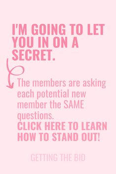 a pink poster with the words i'm going to let you in on a secret