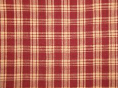 a red and white checkered fabric