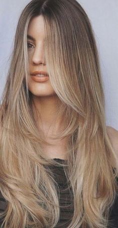 Butterfly Haircut, Haircuts For Long Hair With Layers, Hairstyles For Layered Hair, Hair Appointment, Haircuts Straight Hair, Long Hair With Bangs, Long Blonde