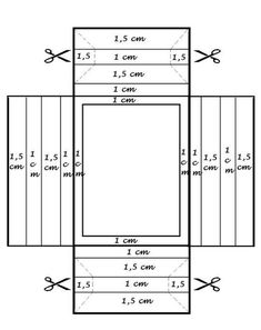 the measurements for an area that has been cut into squares and placed on top of each other