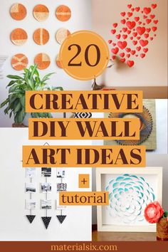 the top 20 creative diy wall art ideas