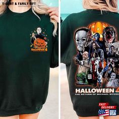 Halloween 4 The Return Of Michael Myers 1988 2 Slide Shirt Horror Movie Characters Sweatshirt Classic T-Shirt Check more at https://tshirtfamilygift.com/product/halloween-4-the-return-of-michael-myers-1988-2-slide-shirt-horror-movie-characters-sweatshirt-classic-t-shirt/ Halloween 4, Horror Movie Characters, Michael Myers, Movie Characters