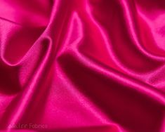 Hot Pink 4 Way Stretch Silky Spandex Satin Fabric by the Yard Shiny Satin Fabric 60 Wide Thick and Heavy Satin Spandex - Etsy Hot Pink Metallic, Barbie Sewing, Background Pics, Corset Boning, Beautiful Background, Beautiful Drapes, High Life, Stretch Satin, Drying Rack